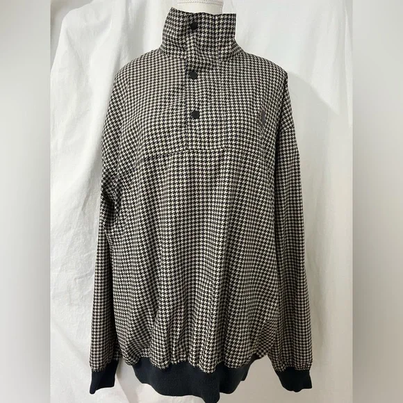 Aureus Black and White Houndstooth Jacket - Picture 1 of 7